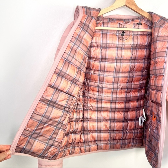 Save the Duck WOMAN'S HOODED PUFFER JACKET DAISY IN BLUSH PINK - Picture 11 of 12